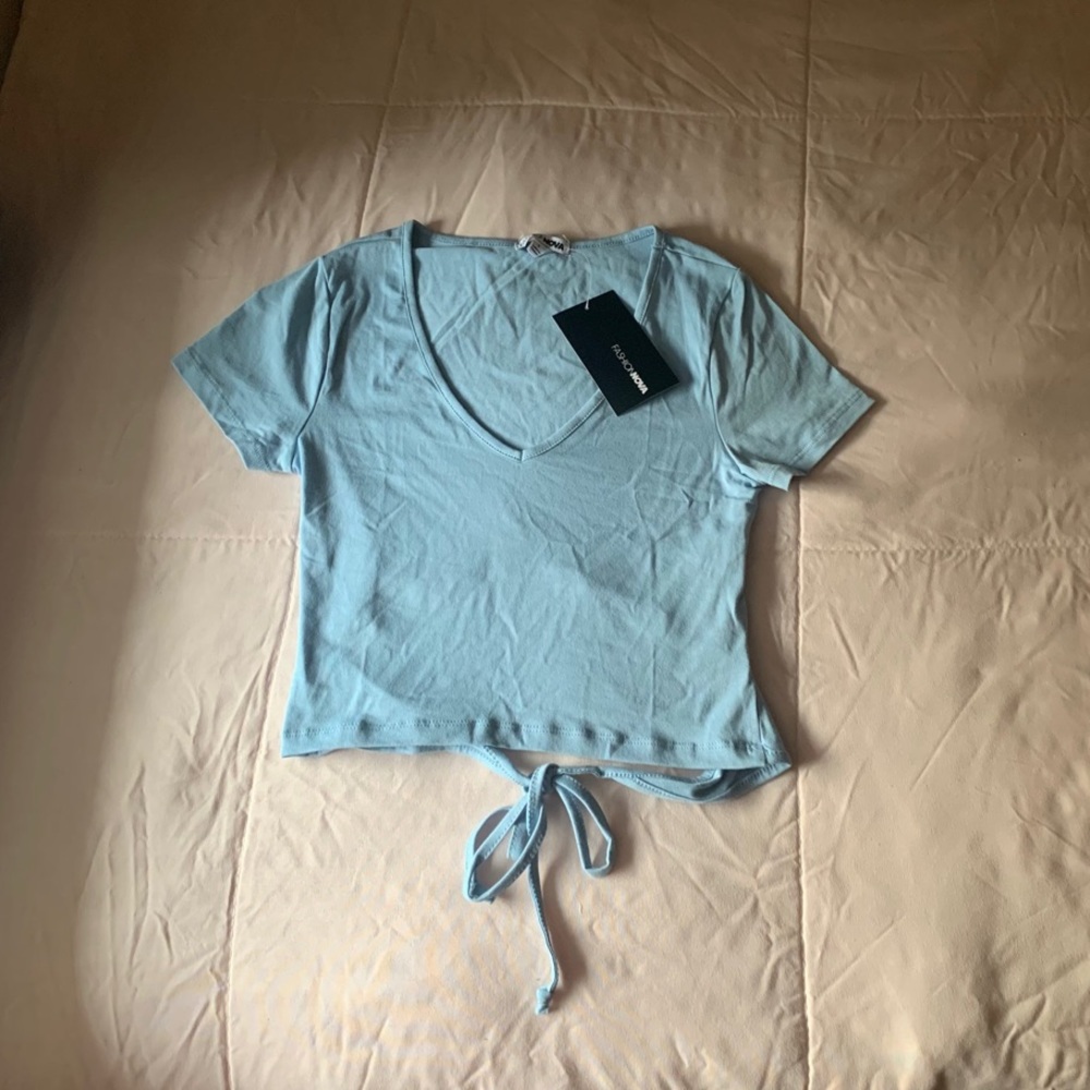 Mika tie back crop top